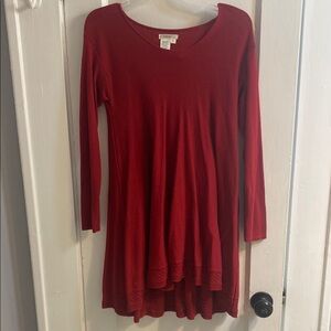 Red Long Sleeve Dress